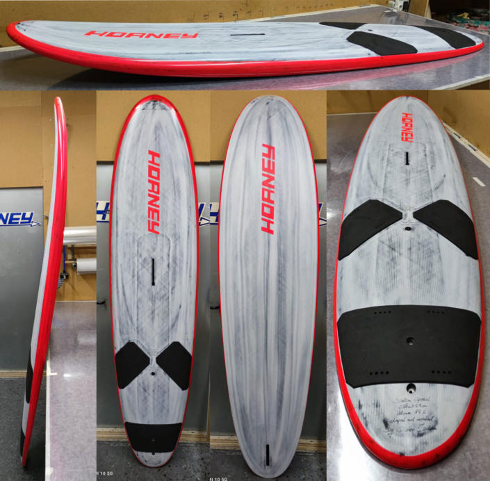 Slalom Spezial, Länge: 238 cm, Breite: 59 cm, Volumen: 80 l, Gewicht: 5,6 kg